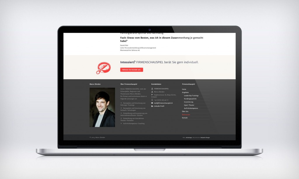 Firmenschauspiel website — image 3